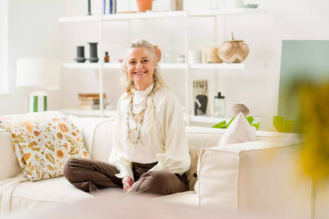 Anne-Laure Bonnassieux dans son cabinet de nutrition